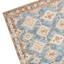 (D569) Freya Blue Multicolor Medallion Area Rug, 9x12