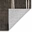Frey Black Striped Accent Rug, 27x45