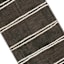 Freya Black Striped Washable Runner, 2x5