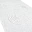 Found & Fable White Cotton Tufted Wave Throw Blanket, 50x60