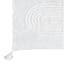 Found & Fable White Cotton Tufted Wave Throw Blanket, 50x60