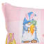 Homespun Easter Gnomes Beaded Artwork with Double Flange Throw Pillow, 14x20