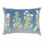 Spring Flowers Embroidered Easter Throw Pillow, 14x20