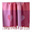 Heart Woven Jacquard Throw Blanket, 50x60