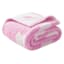 Heart Printed Cozy Knit Throw Blanket, 50x60