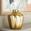Providence Gold Metal Vase, 12"