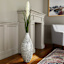 Tracey Boyd Grey Bamboo Capiz Teardrop Vase, 24"