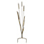 Honeybloom Bronze Metal Cattail Yard Stake, 35"
