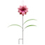 Pink Flower Yard Stake, 22"