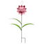 Pink Flower Yard Stake, 22"