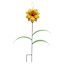 Yellow Flower Yard Stake, 22"