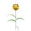 Yellow Flower Yard Stake, 22"
