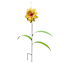 Yellow Flower Yard Stake, 22"
