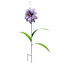 Purple Flower Yard Stake, 22"