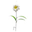 White Flower Yard Stake, 22"