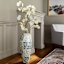Blue Capiz Mosaic Vase, 23"