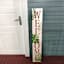 Found & Fable Welcome Palm Outdoor Porch Leaner Sign, 48"