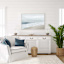 Ty Pennington Glass Framed Coastal Print Wall Art, 36x24