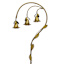 Honeybloom Metal Flower Bell Yard Stake, 45"