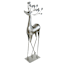 Silver Metal Deer, 36.4"