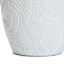 White Glazed Damask Outdoor Planter, Large