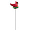 Classic Christmas Metal Cardinal Garden Pick, 16"