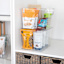 Clear Fridge Freezer Storage Bin, Large