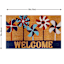 Welcome Whirligigs Coir Mat, 18x30