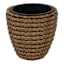 Found & Fable Hyacinth Rattan Outdoor Planter, Small