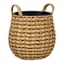 Honeybloom Hyacinth Rattan Outdoor Planter, Small