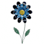 Sunny Club Blue Daisy Flower Yard Stake, 36"
