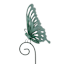 Honeybloom Green Metal Butterfly Plant Yard Pick, 20"