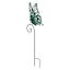 Honeybloom Green Metal Butterfly Plant Yard Pick, 20"