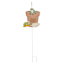 Honeybloom Metal Frog Yard Stake, 36"