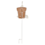 Honeybloom Metal Frog Yard Stake, 36"