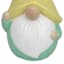 Sunny Club Terracotta Gnome With Yellow Hat Outdoor Garden Statue, 6"