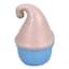 Sunny Club Pink Hat Terracotta Gnome Outdoor Garden Statue, 6"