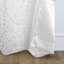 2-Pack Metallic White Blackout Grommet Curtain Panels, 95"