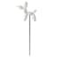 White Balloon Dog Yard Pick, 11"