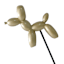 Crosby St. Gold Balloon Dog Yard Pick, 11"
