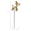 Crosby St. Gold Balloon Dog Yard Pick, 11"