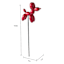 Crosby St. Red Balloon Dog Yard Pick, 11"