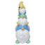 Sunny Club Gnome Stack Outdoor Garden Statue, 16"