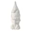 Crosby St. White Geometric Gnome Outdoor Garden Statue, 15"
