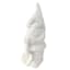 Crosby St. White Geometric Gnome Outdoor Garden Statue, 15"