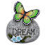Butterfly Dream Outdoor Stepping Stone, 5"