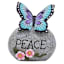 Butterfly Peace Outdoor Stepping Stone, 5"