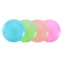 20-Pack Neon Mix Plastic Plates