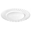 10-Pack Scalloped Edge Plastic Dinner Plates, 10"