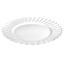 10-Pack Scalloped Edge Plastic Salad Plates, 8"